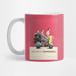 vacances romaines old scooter travel Mug